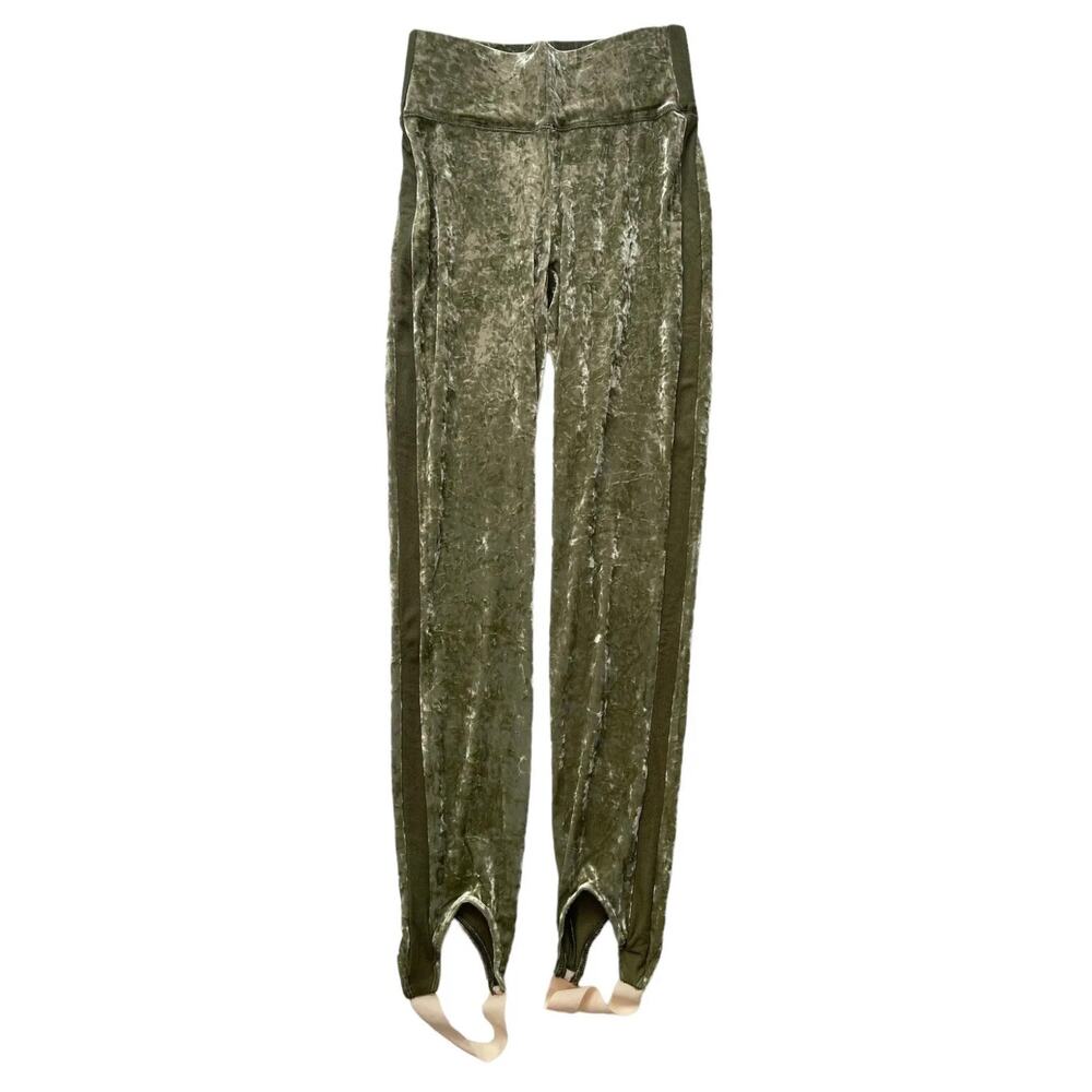 We are HAH Sage My Name Velvet Stirrup Pants Leggings Women Size XS - NWT - Picture 6 of 11
